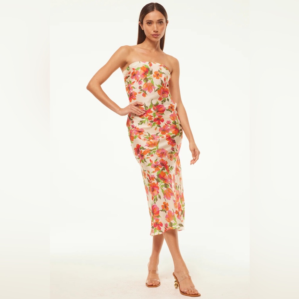 Misa Los Angeles Thara Dress in Palmarei Bloom
